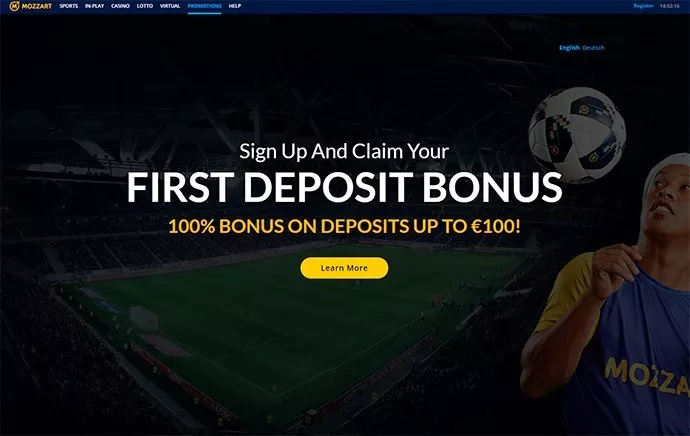 First deposit bonus